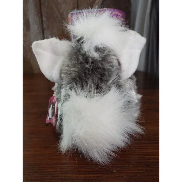 Furby "RARE" 1998 Model # 70-800 Silver/Grey, Brown Eyes, Pink Ears Pre-Owned